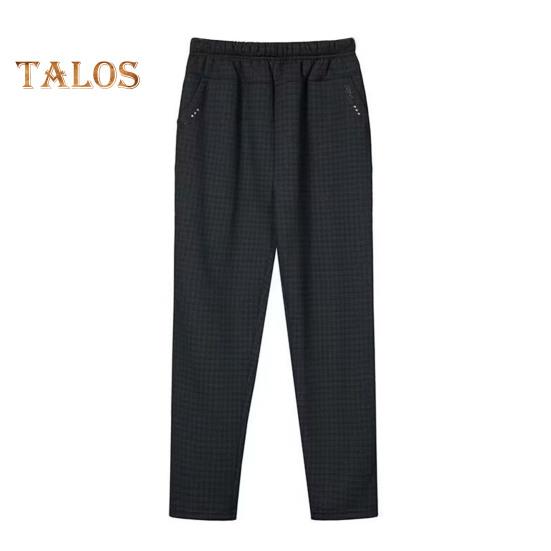 

Женские хлопковые брюки, однотонные, с эластичной талией, повседневные брюки с карманами, утолщенная бархатная подкладка, зимние спортивные брюки 5XL B