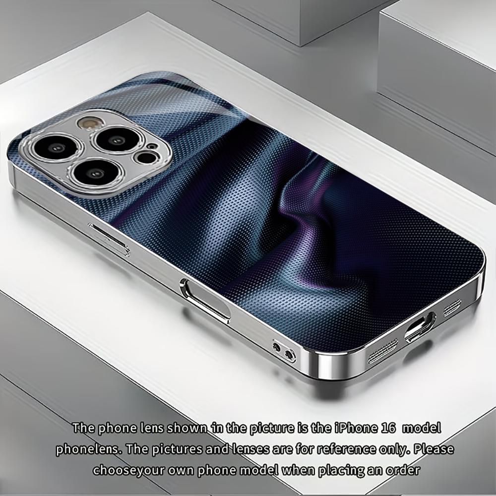 Three-dimensional space fashion phone cases carcasa Smartphone Glass Phone Case for iPhone 17 16 15 14 13 12 pm Pro Plus fundas