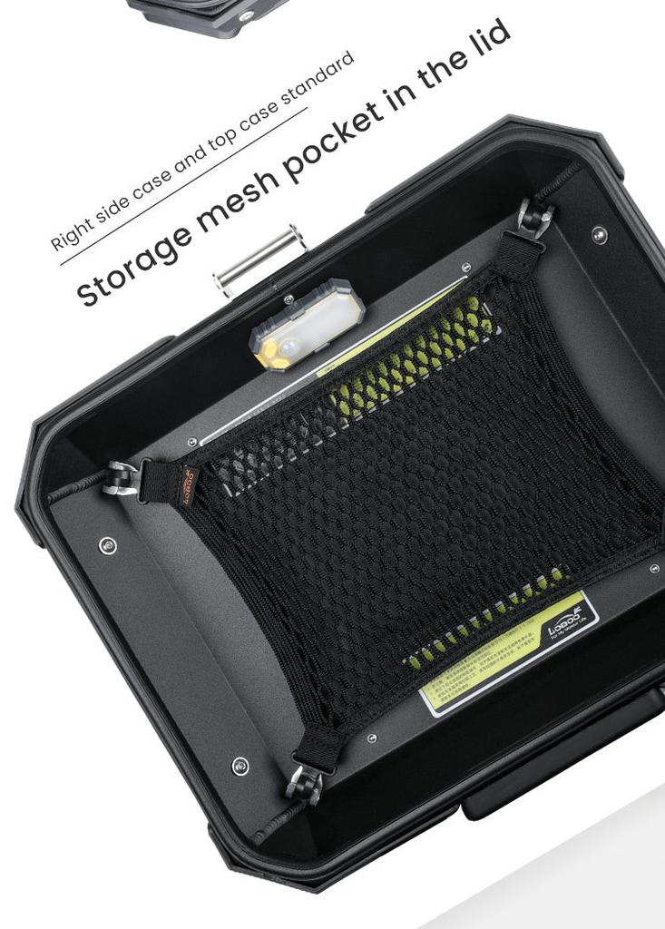 Loboo Pike Silver Top Case 45L