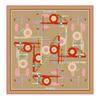 Silk Scarf Women City Street Print Square Scarves Head Echarpes Silk Foulards Femme Wraps Beach Shawl Bandana Lady Hijabs 90CM