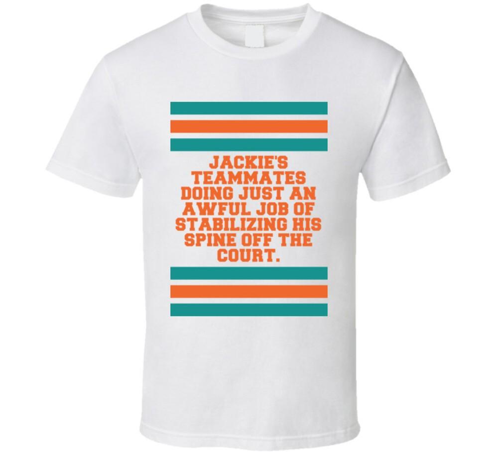 

Jackie s Teammates Doing Just An Awful Job Of Stabilizing His Spine Off The Cour 2XL