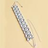 Europe And The United States Are Full Of Diamond Necklaces, Bridal Wedding Accessories Have A Simple Temperament, Two Rows Of Large Diamond Neck Chain
