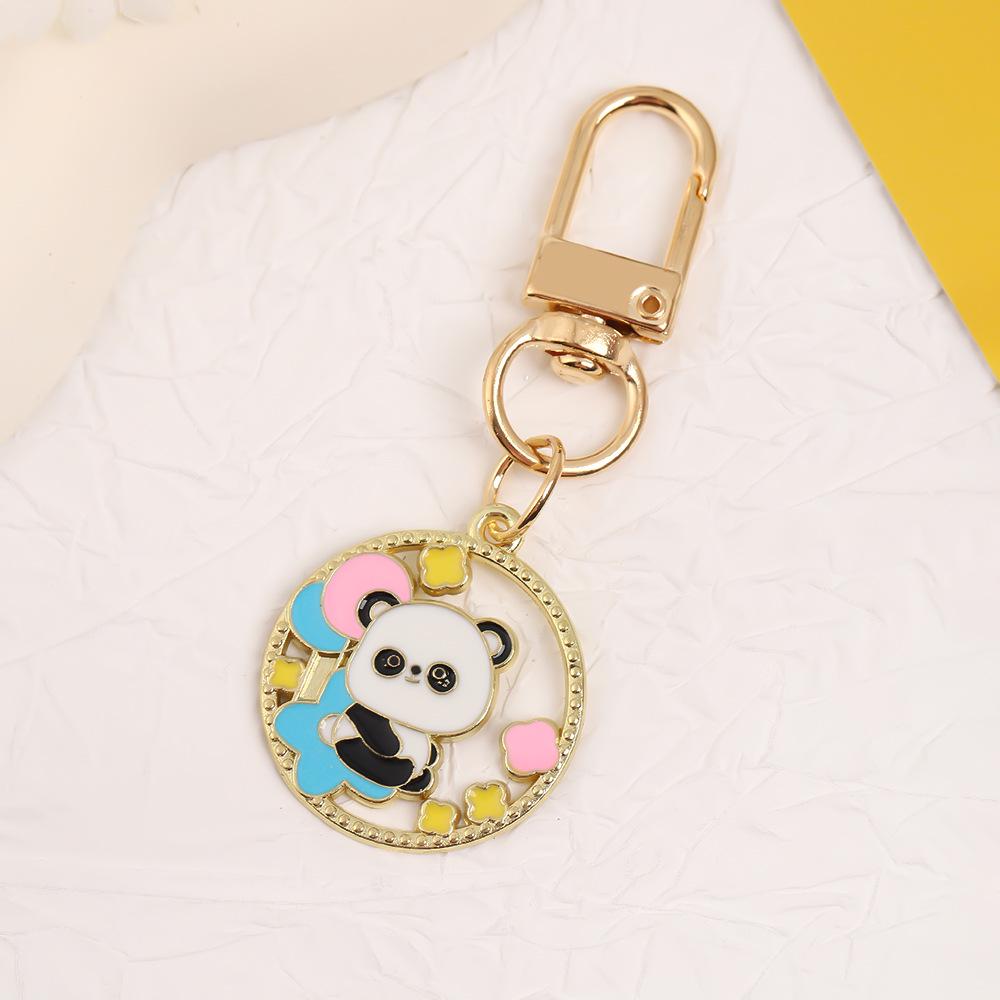 Panda Alloy Keychain Pendant Charm - Gift for Friends & Classmates, Bag Decoration