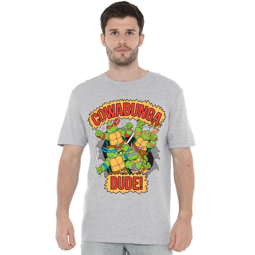 Tmnt Cowabunga Dude T-Shirt S-5XL Athletic Heather XXL