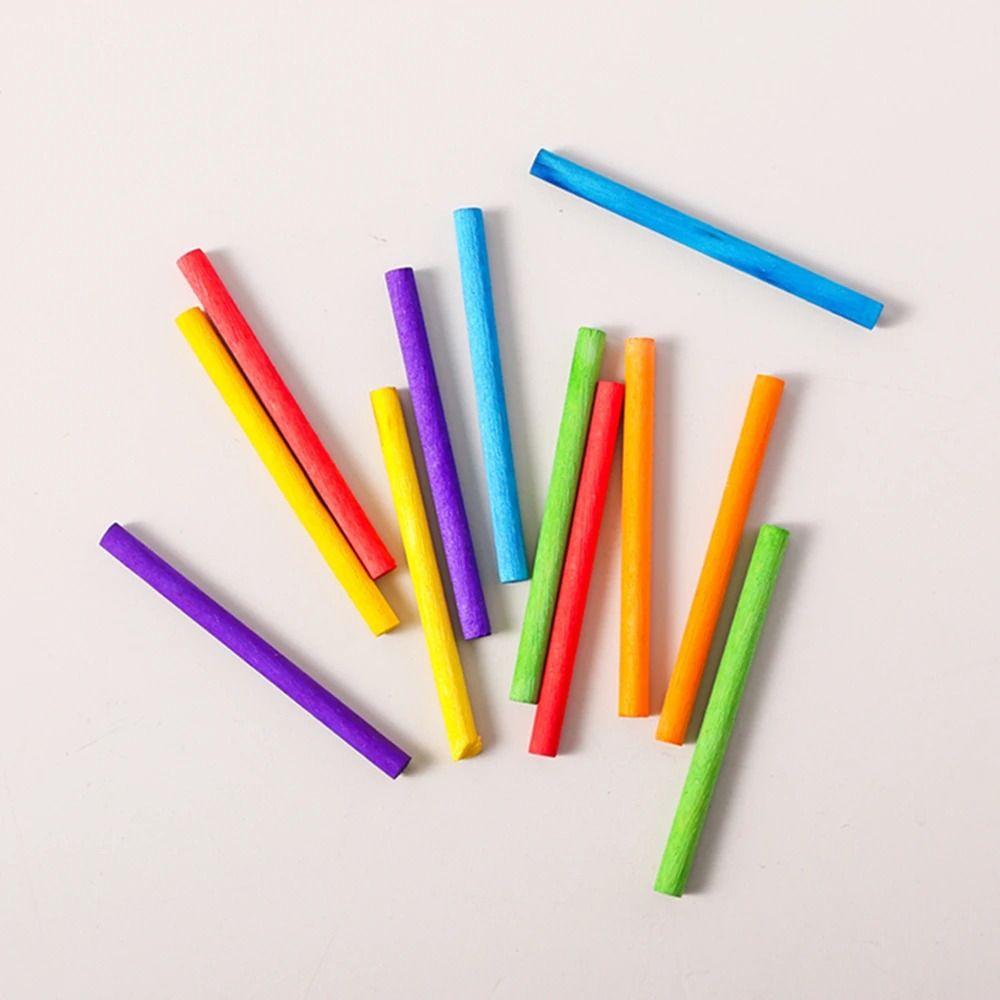 Montessori Shape and Color Sorting Toy Classification Cups Wooden Fine Motor Sensory Toy  Toddler