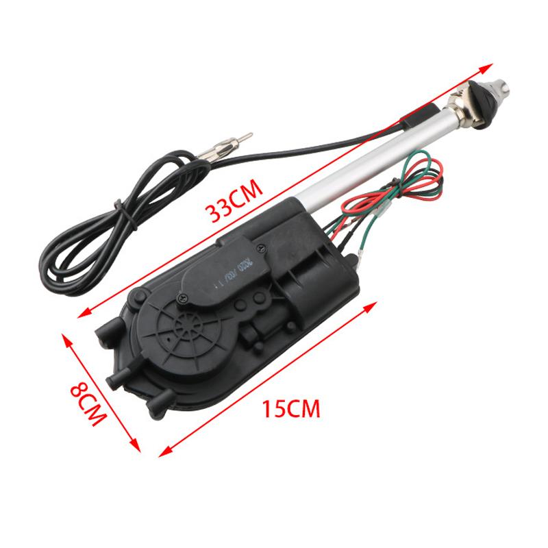 Universal Electric Antenna Automatic Telescopic Exterior Vehicle Accessories Car SUV AM FM Transmitter Radio Mast Aerial 12V