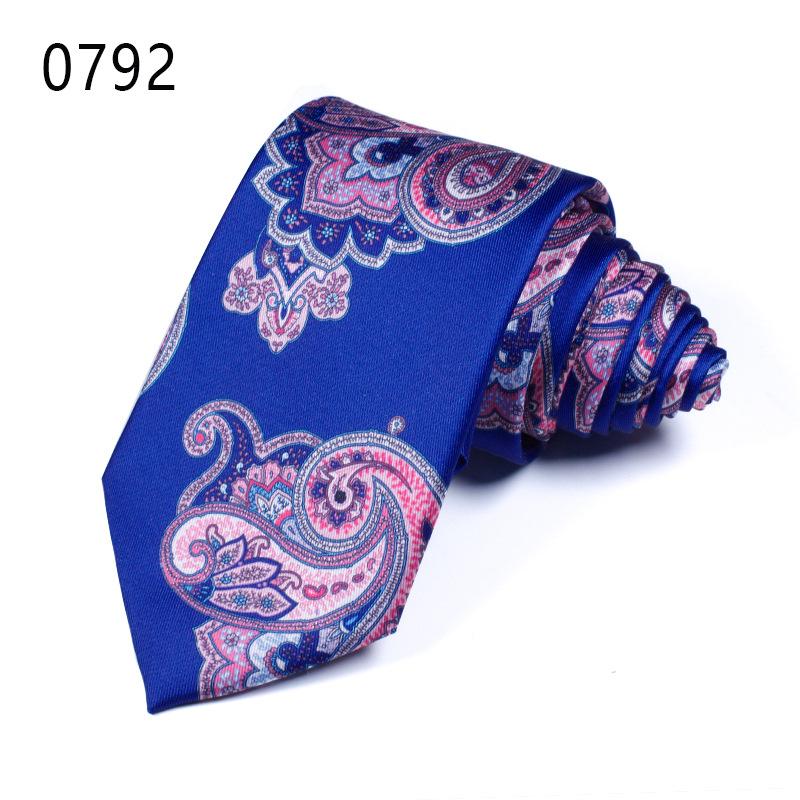 

Галстук с цветочным узором кешью, имитация шелка, мужской галстук, полиэстер, шелк, печатный галстук