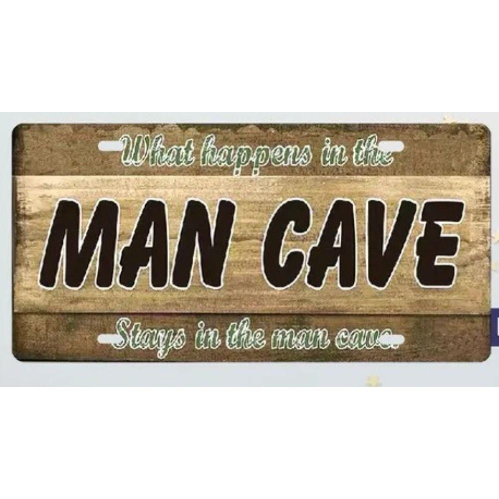 Tiki Bar Tin Sign 20x30cm Retro Metal Plate Pub Man Cave Wall Art Decor
