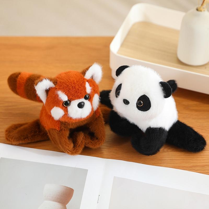 Animali di Peluche Creativi Procione Volpe Husky Gatto Scimmia Papa Cerchio Giocattolo Avvolto Attorno al Braccio Bambola Giocattoli Per Bambini Regalo di Compleanno