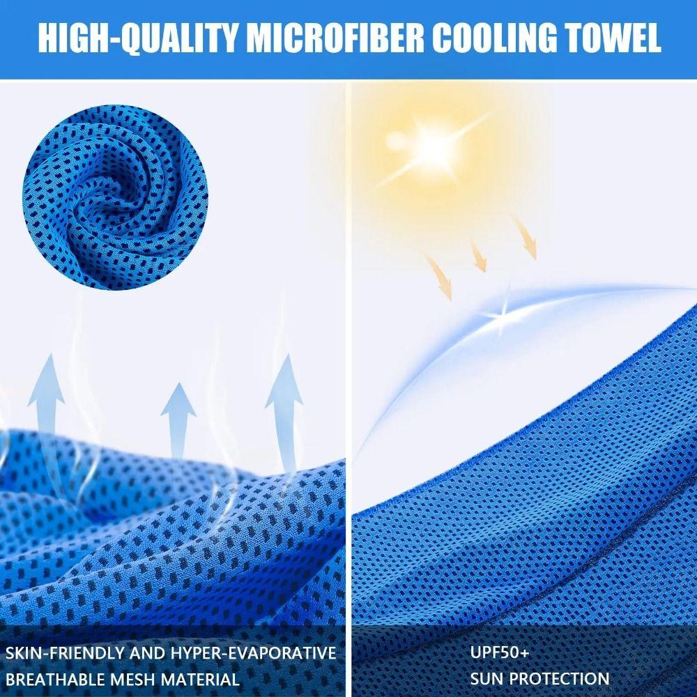 Polyester Quick Dry Towel Soft Microfiber Towel Portable Cooling Towel  Yoga