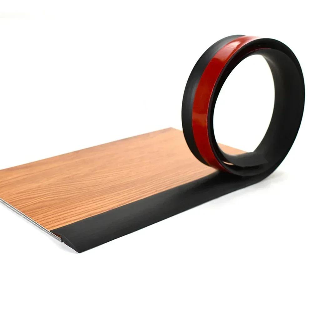 1PC 2m/78.74inch Carpet To Tile Floor Transition Strip Wear-resistant Cuttable Threshold Cover Household PVC Edging Trim Strip