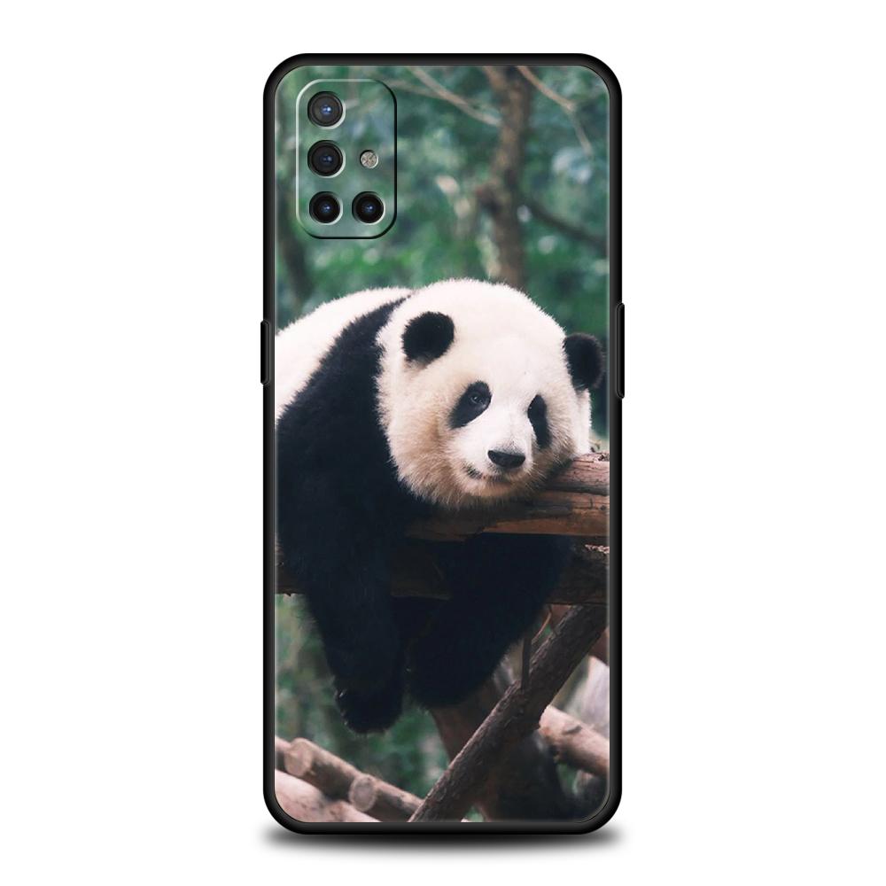Phone Case For OnePlus 13 12 11 10 9 Pro 9T 13R 12R 10R 9R 9RT 10T 8T 8 Nord 2T CE 2 3 5G N200 N30 Soft Cover Panda