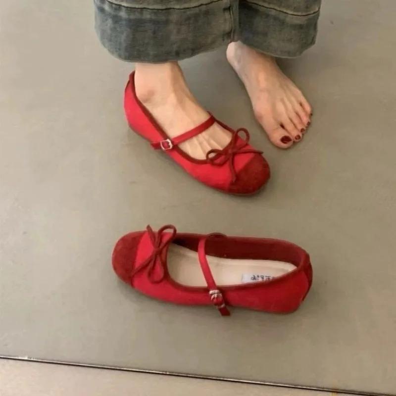 Fashion Women's Bow Toe Half Slippers Summer Non-Slip Inner Heightening Mary Jane Shoes for Women Soft Soled Breathable Sandals Slippers