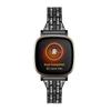 Zinc Alloy Rhinestone Decor Watch Band for Fitbit Sense/Fitbit Versa 3