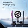All-Metal 360° Rotating Magnetic Car Phone Holder with Mechanical Arm