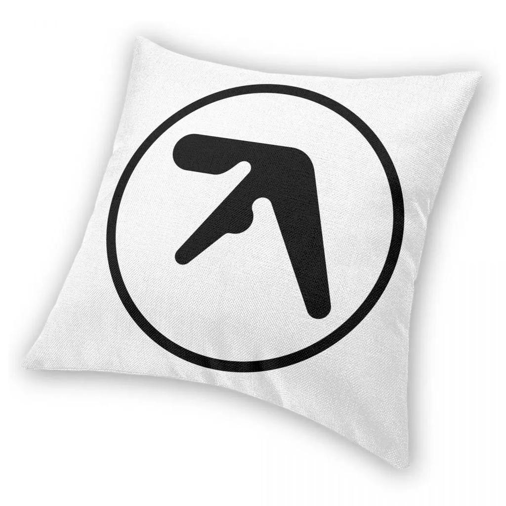 Aphex Twin Vintage Pillowcase Double-Sided Printing Cushion Cover Decoration Y2K Pillow Case Cover Living Room Square 18''