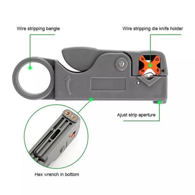 Multi-purpose Cable Stripper Universal Wire Stripper Cable Wire Jacket Stripper Cable Cutter Stripping Scissors Tool
