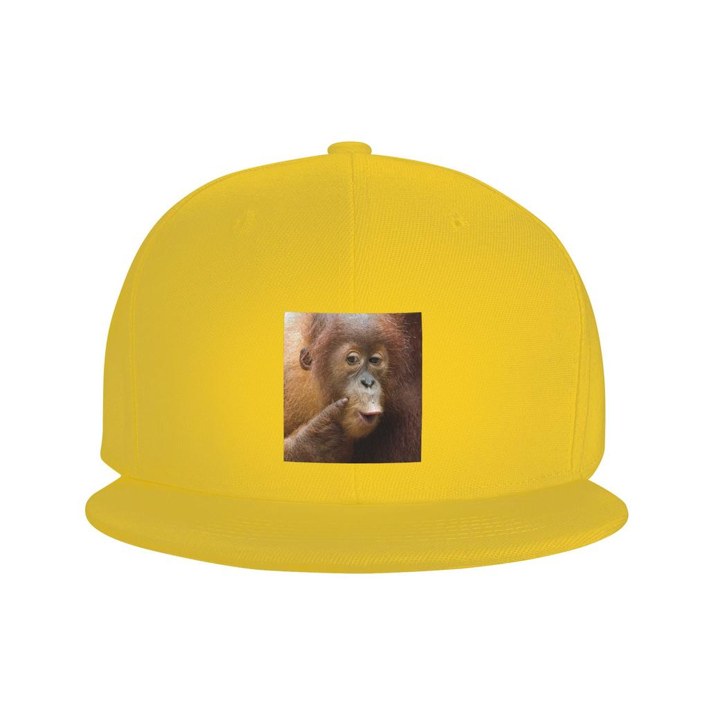 Gorilla Face Print  Baseball Caps Snapback Fashion Baseball Hats Breathable Casual Casquette Outdoor for Unisex