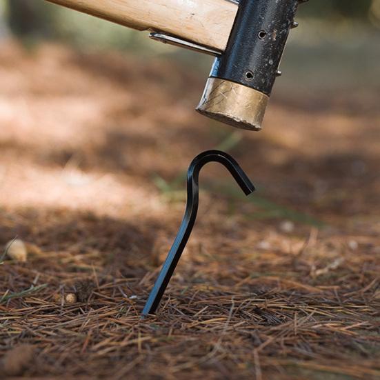 4Pcs Aluminum Tent Stakes Pegs Rustproof Corrosion Resistant Hexagon Rod Lightweight Canopy Stakes Pegs