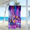Galactic Fashion Heroes Beach Towel Soft Durable Quick-Dry Comfortable Lightweight