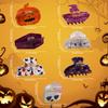 Headwear Funny Halloween Hair Claw Pvc Spider Pumpkin Themed Gripper Hat Shape Geometry Skeleton Shark Clip Women