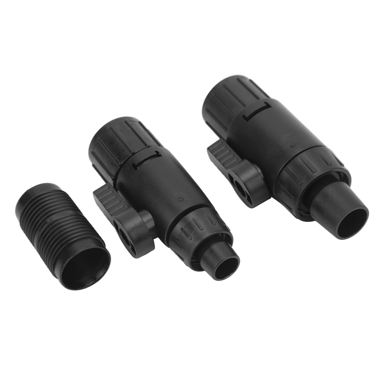 

Fish Hose Pipe Valve, Safe and Detachable, Easy Cleaning Aquarium Hose Connector for Fish s with ABS and PP Material, Suitable for Water Pipes Co