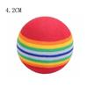 3 Pcs  Pet Rainbow Ball, Cat Foam Toy Cotton Ball Dog Molar Colorful Toy Ball  Pet Supplies  Dog Toys