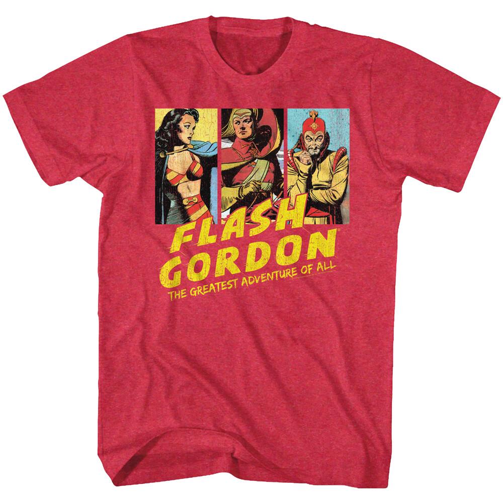 Flash Gordon Classic 80 Movie The Greatest Adventure Of All Men T Shirt XXXL