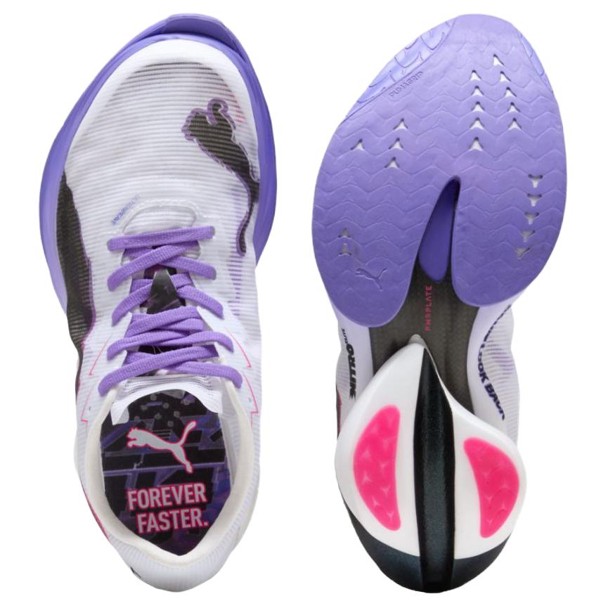 Puma Fast-R Nitro Elite 3 Digitokyo Women Sneakers White Dark-Amethyst Black 312059-01