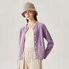 Zhaojun Women's 2025 Autumn/Winter 100% Cashmere Cardigan