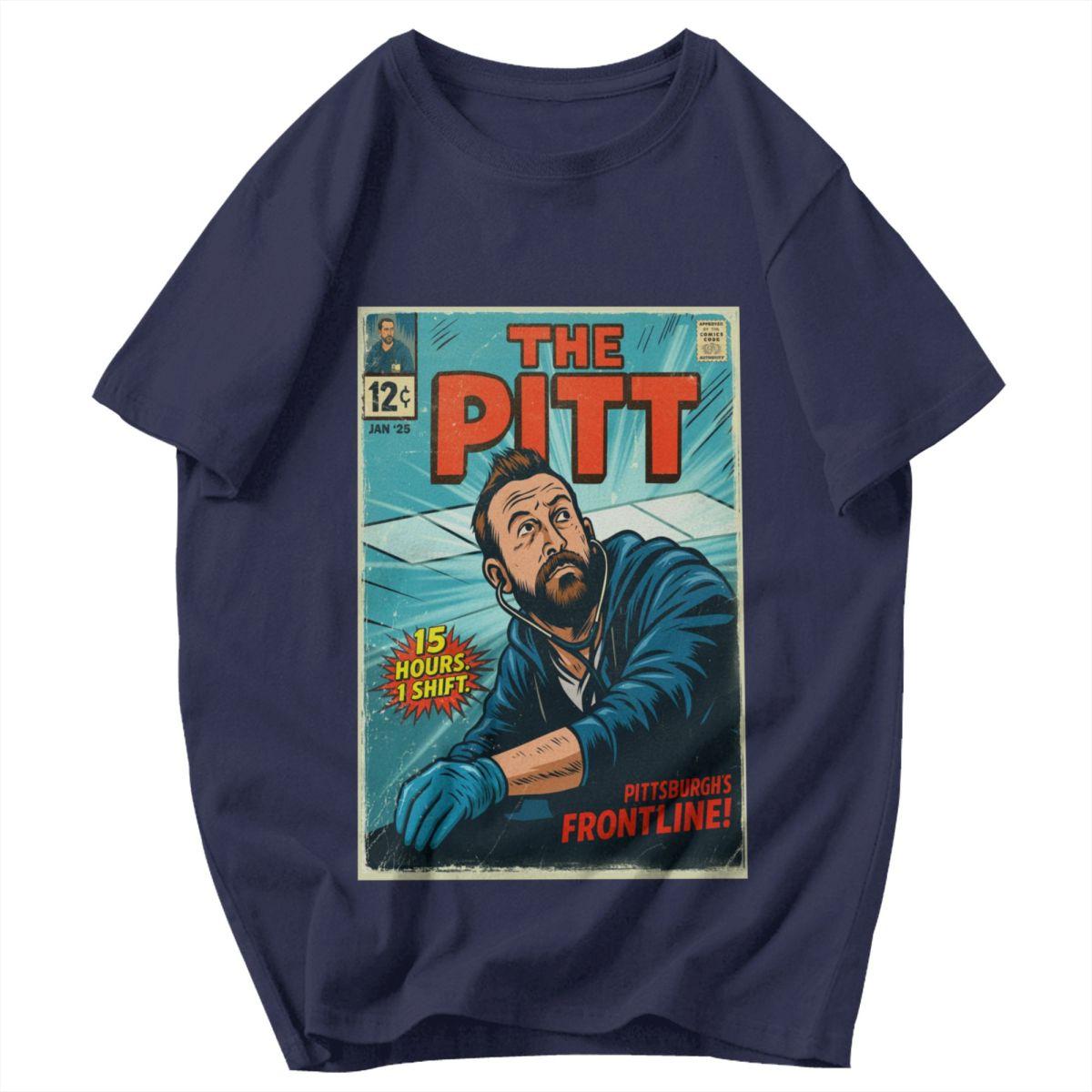 

Men T Shirt The Pitt Poster Idea Y2K Graphic Tees Unisex Clothes T Shirts 4XL