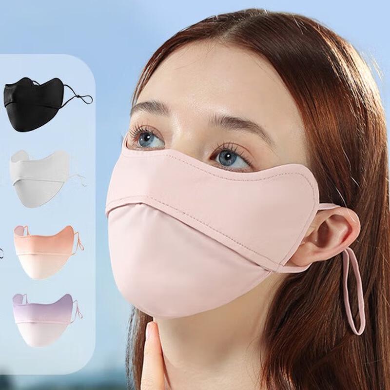 GuTeng Women's Ice Silk Sun Protection Mask with 3D Support