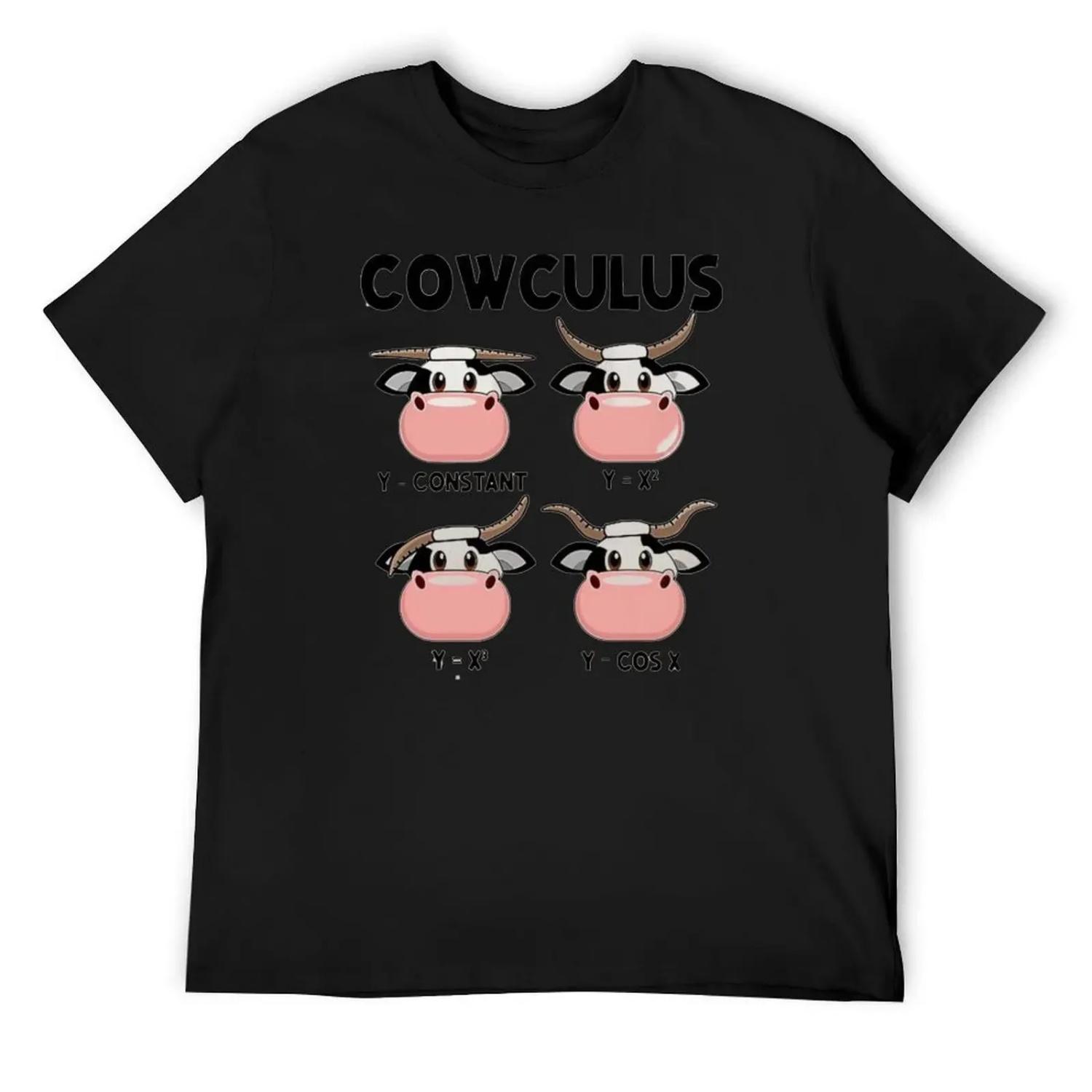 Cowculus Math Teacher Math Lover T-Shirt summer shirt summer top Man t-shirt mens funny t shirts XXXXXL чёрный