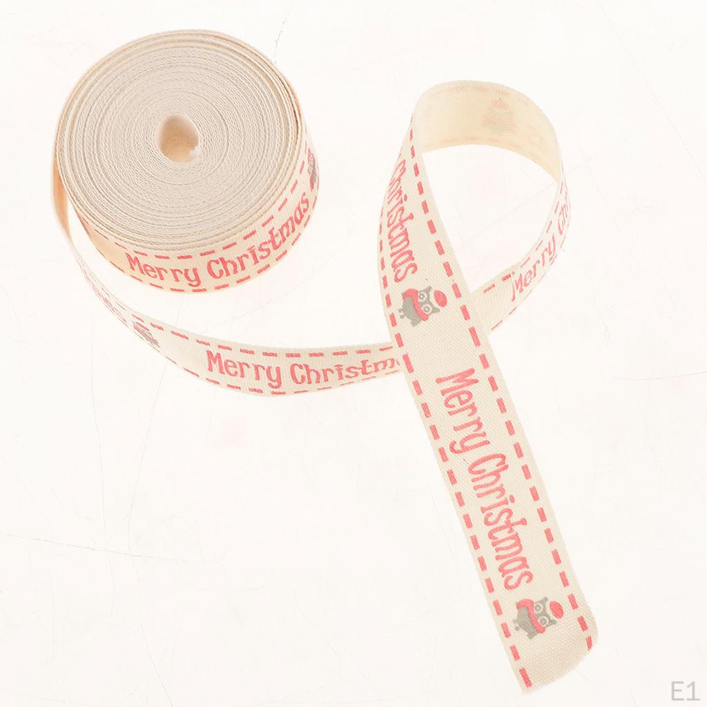 Ribbon Tape Christmas Gift Wrapping Package 3/5 inch Wide
