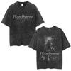 Washed Vintage Game Bloodborne Fear The Old Blood T Shirt Men Women Casual Oversized Tshirt Male High Quality Cotton Tshirts
