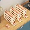 Neue Kühlschrank Automatische Scrollen Ei Rack Halter Lagerung Box Ei Lagerung Halter Container Organizer Rolldown Ei Spender