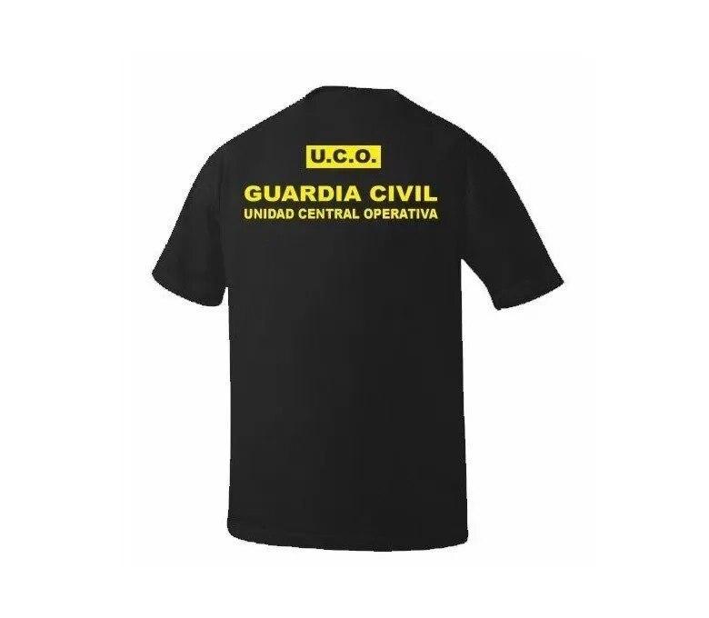 Španělská Civilní garda Ústřední operační jednotka UCO Tričko. Trička s krátkým rukávem 100% bavlna Trička pro volný čas Volné Top Velikost S-3XL Unisex trička