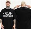 Thunder 2026  Summer New Mens Tshirt Cotton Short Sleeve Graphic Printing Tshirt Comfortable Casual Shirt Hombre