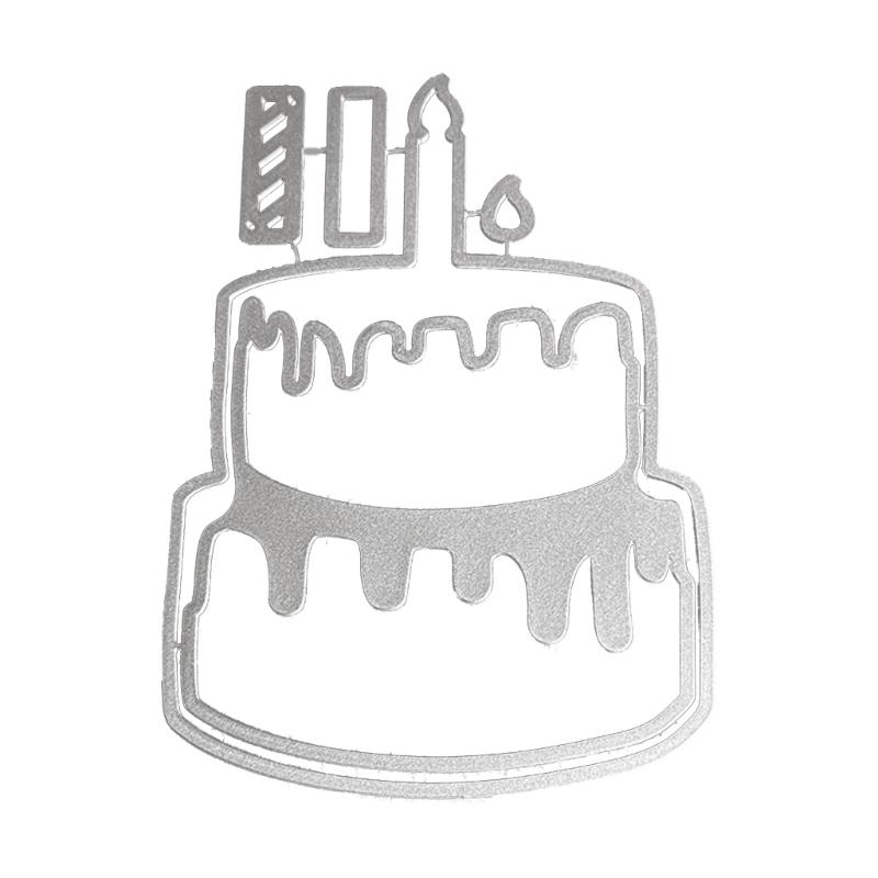 Carbon Steel DIY Double Layers CAKE Metal Cutting Dies Embossing Stencils Template for Decorative Paper Card Photo Album