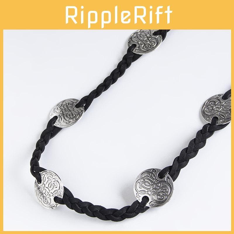 Bohemian Style Metal Decor Knot Design Women Casual Woven Belt Daily For