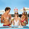 12 Pcs Hawaiian Party Headband Summer Headbands Tropical Fruit Hair Band