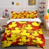 "Yellow Duck Pattern Home Decor" Soft Comfortable Duvet Cover Bedding Set Included 1*Duvet Cover & 2*Pillowcases Gift
