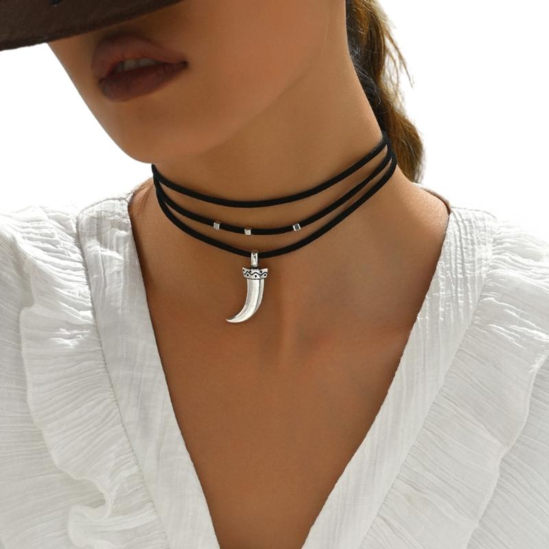 Elegant Modifiable Marine Sphere Necklace With Thin Faux Leather Cord For Stratified Jewelry Appearance