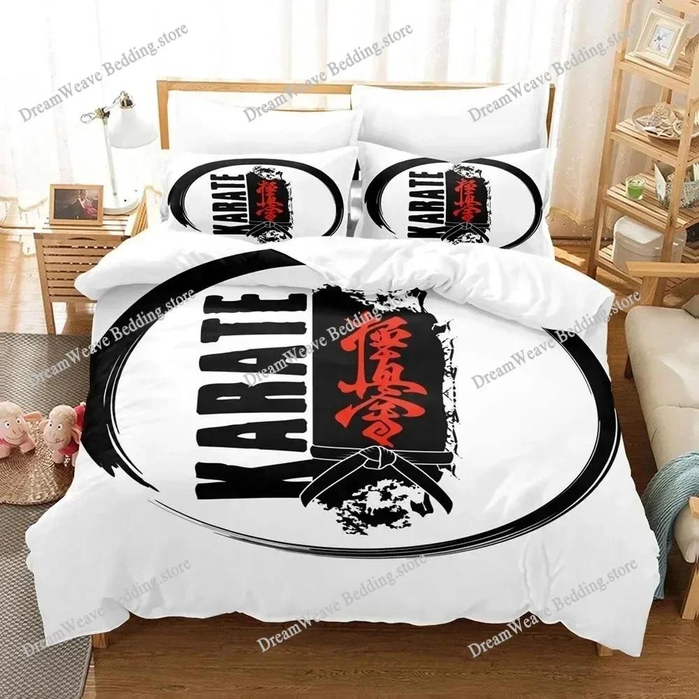 Kyokushin Karate Bedding Set Single Twin Full Queen King Size Bed Set Aldult Kid Bedroom Duvetcover Sets Bed Sheet Set