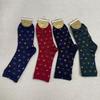 Autumn/Winter Mid-Tube Cartoon Christmas Stockings for Men and Women