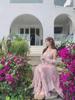 2024 Cherry Blossom Fairy-Style Irregular Hem Long Skirt - Summer Holiday Trend
