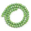 1 Strand Faceted Crystal Beads Olive Green Abacus Glass Loose Spacer Beads For Jewelry Making DIY Necklace Bracelet 3/4/6/8mm