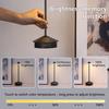 Cordless Table Lamp Touch Sensor Rechargeable Desktop Night Light LED Reading Lamp for Restaurant Hotel Bar Bedroom Decor Light