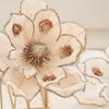 Sequins Christmas Glitter Flower 21CM Simulation Flowers New Sequins Flower  Home Decoration