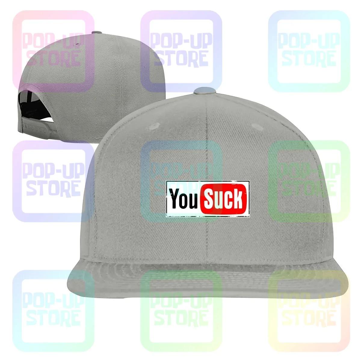 Funny You Suck Youtube Internet Parody Snapback Cap Baseball Caps Rare Premium Hot Selling Adjustable